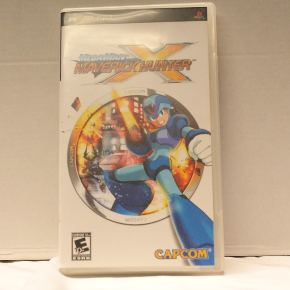 Mega Man Maverick Hunter X CIB Sony PSP Complete w/ Case Manual Game